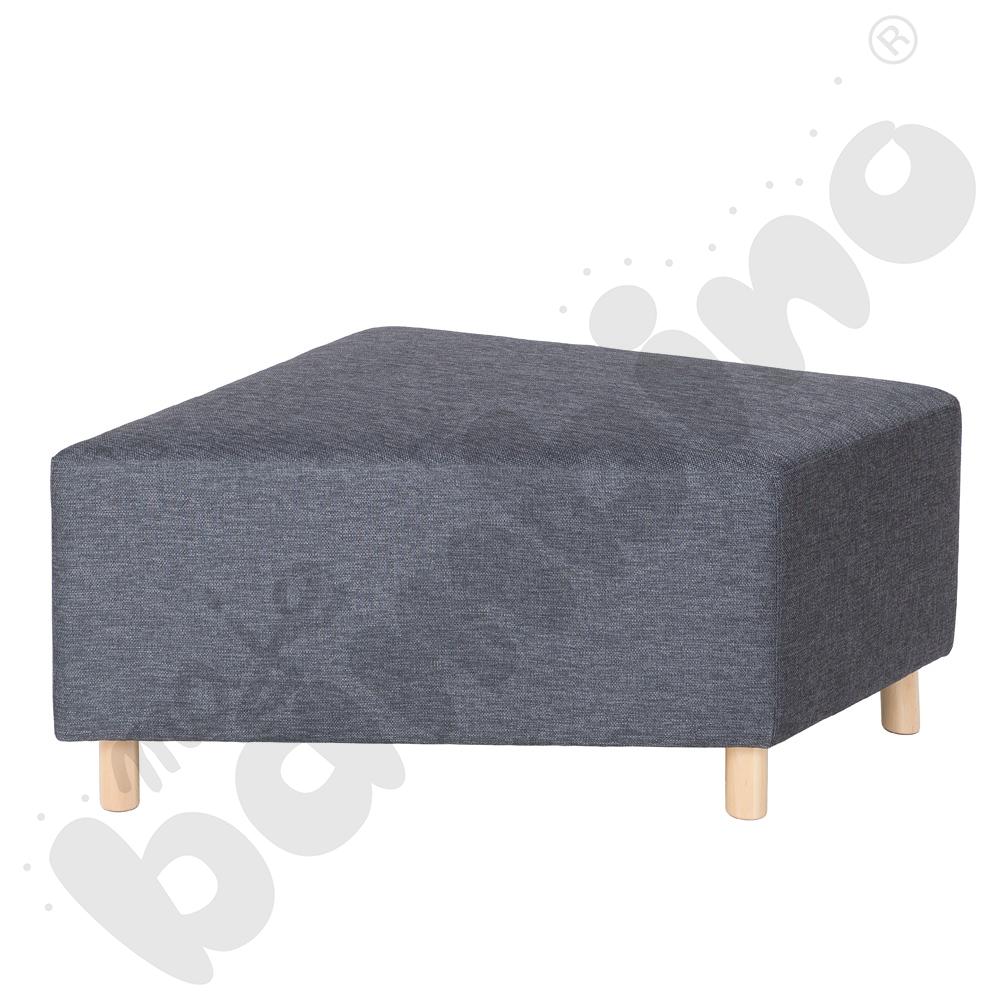 Puf ZigZag grafitowy