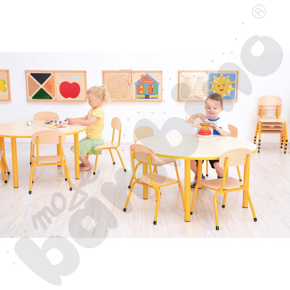 Krzesło Bambino rozm. 1 żółte