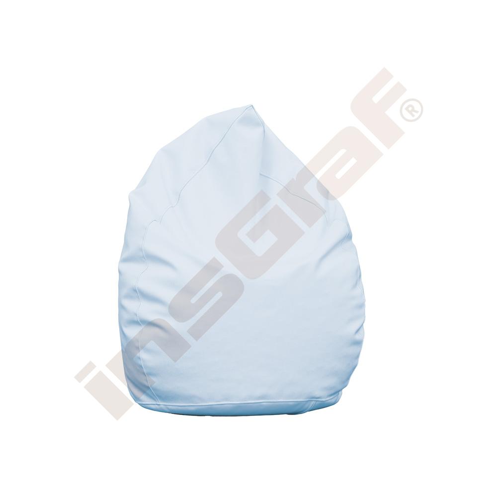 Mini sedací vak bílý