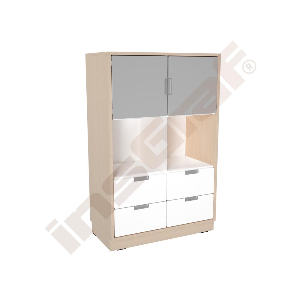 Quadro - sestava 234, korpusy světlý javor