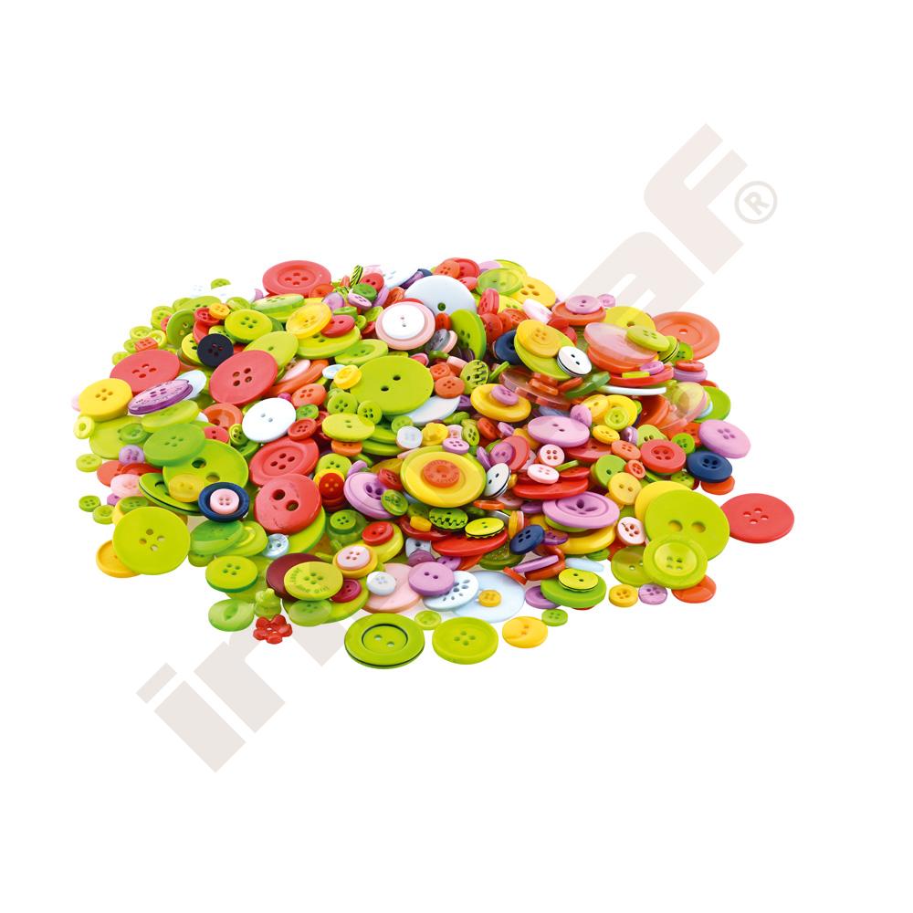 
Bunte Knöpfe, 500 g
