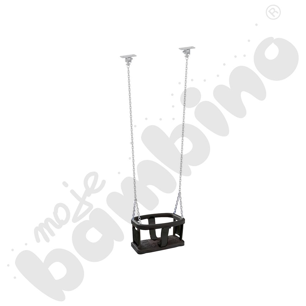 Zawiesie z siedziskiem huśtawkowym gumowym typu Koszyk
