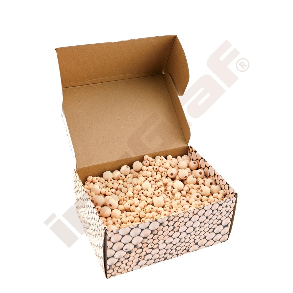 
Perlen aus Naturholz, 2200 Stck. 
