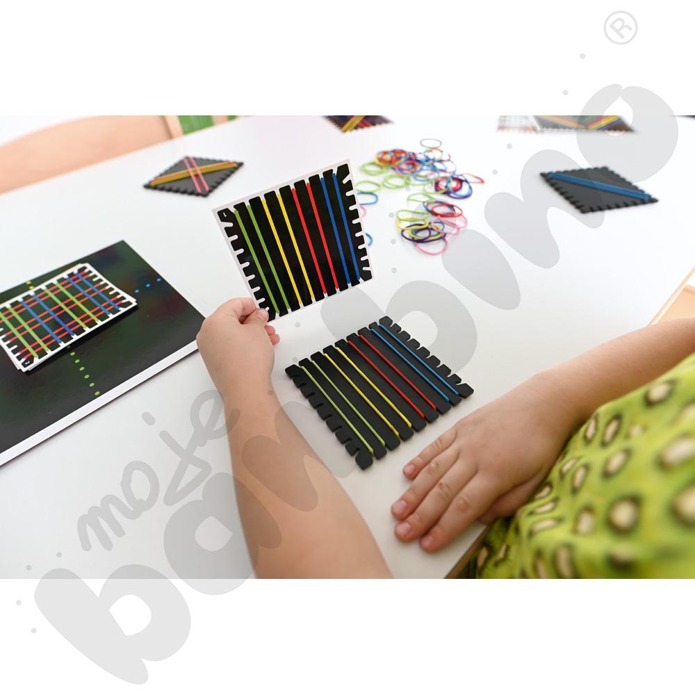 Magnetyczne tabliczki - ułóż wzór