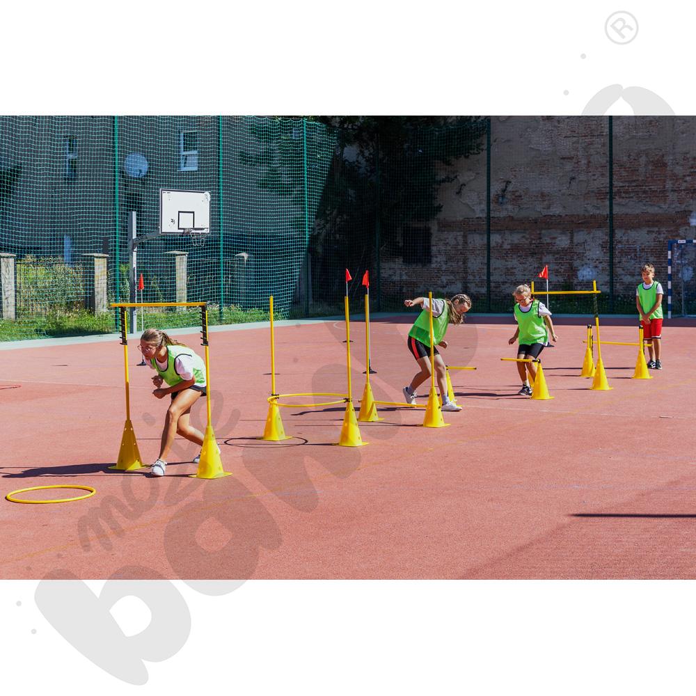 Zestaw tyczek i pachołków