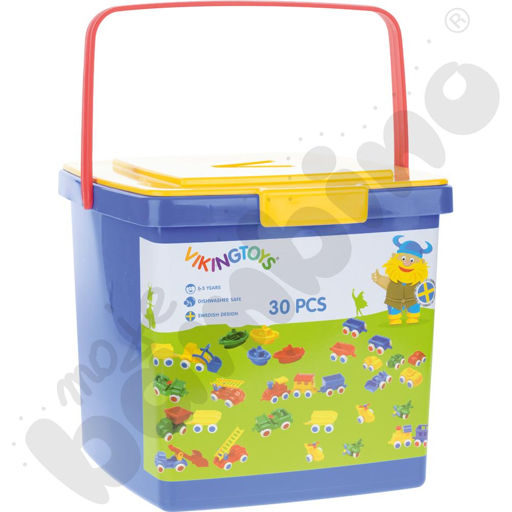 Pojazdy w wiaderku, 30 el.