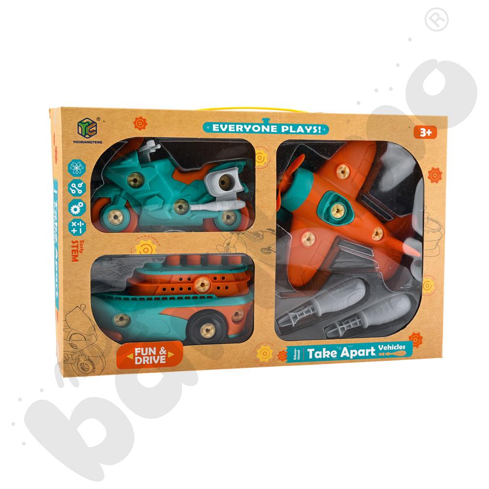 Pojazdy STEM 3+, zestaw