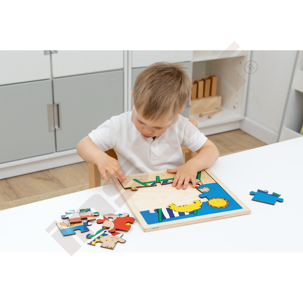Puzzle ročné obdobie - leto