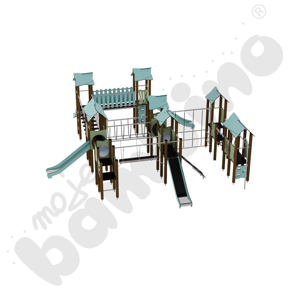 Zestaw Urbi 12, słupy drewniane C