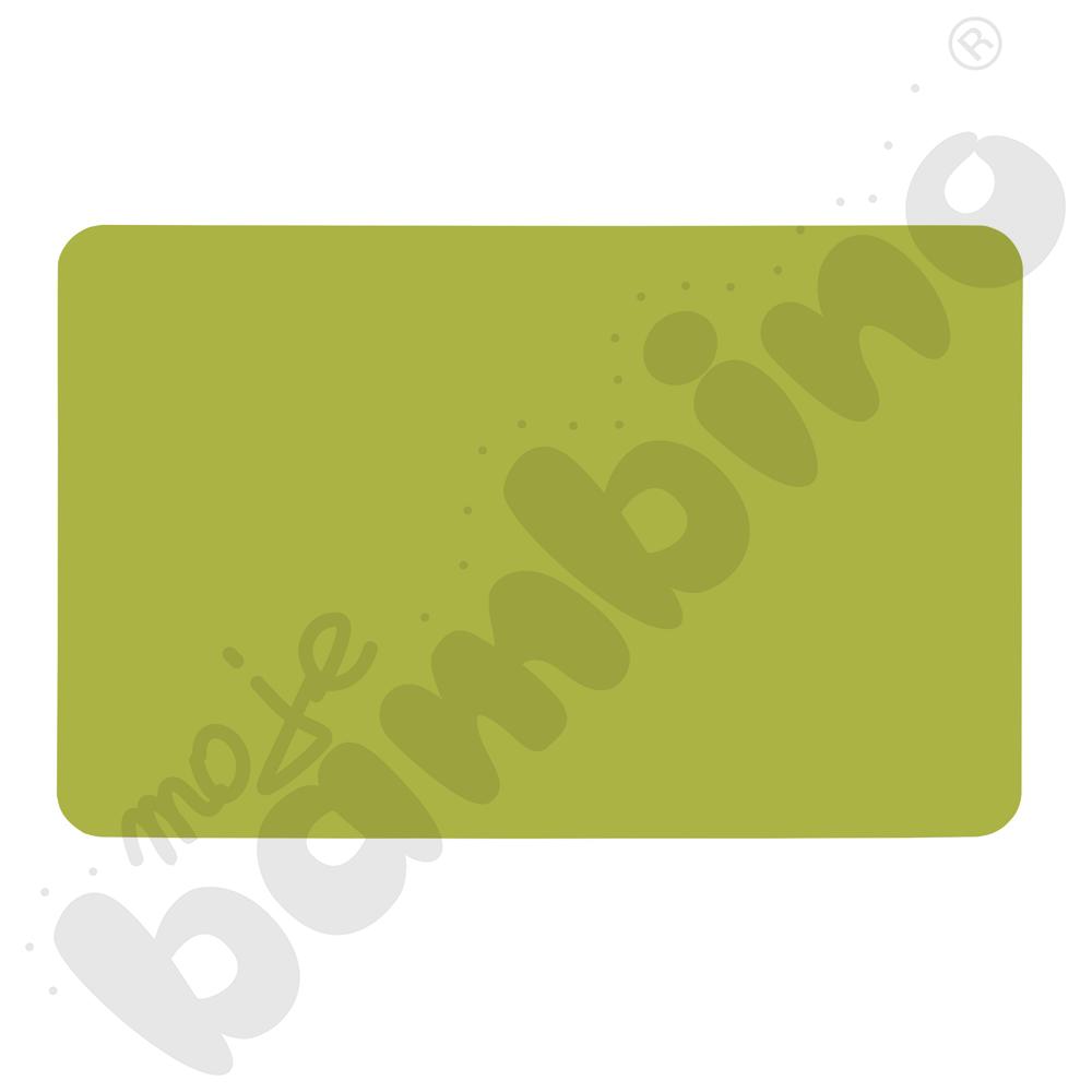 Blat Pastel prostokątny 124 x 80 zielony