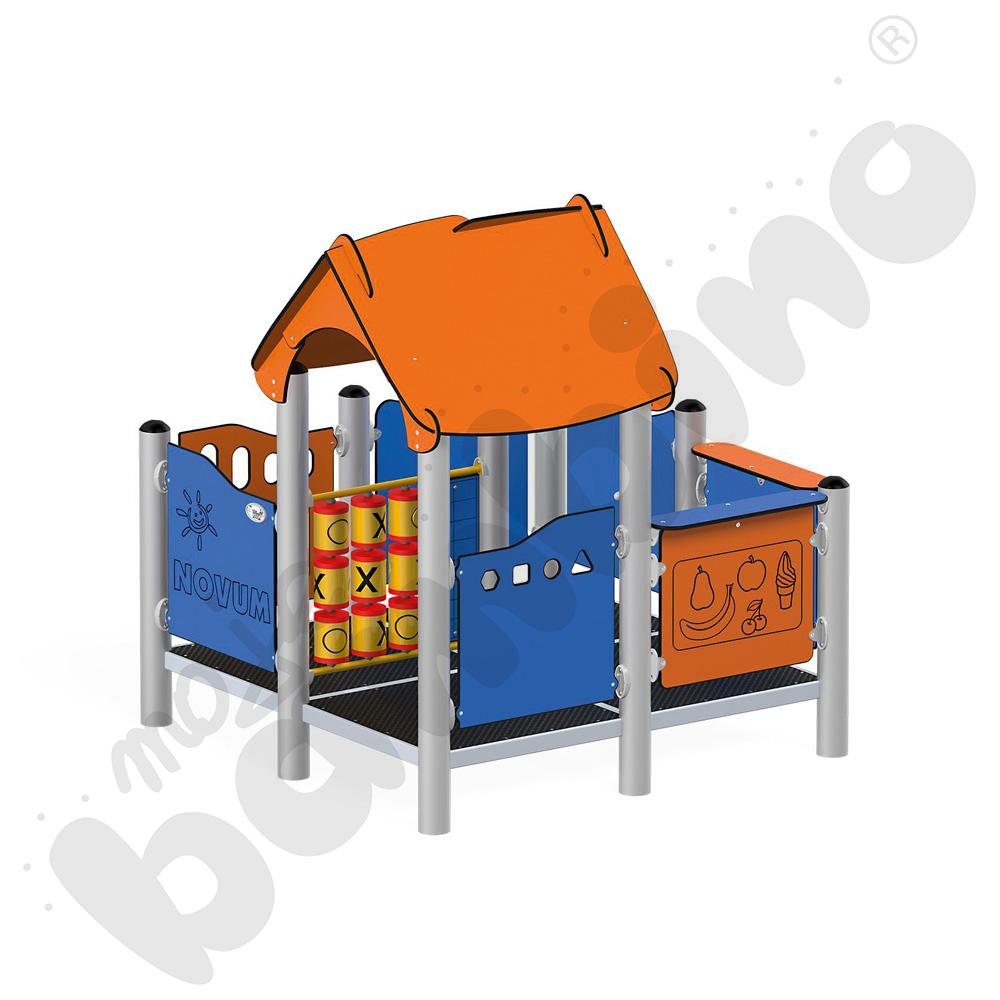 Orbis - chatka Jasia, metalowe słupy