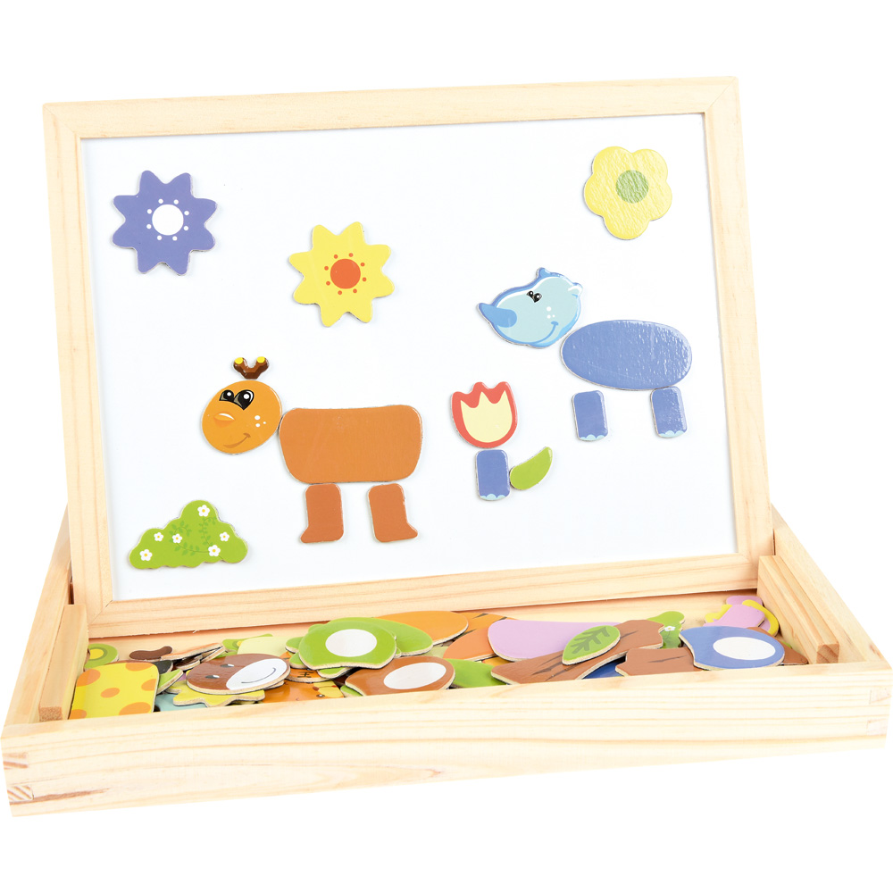 Magnetická skladačka s tabuľkou