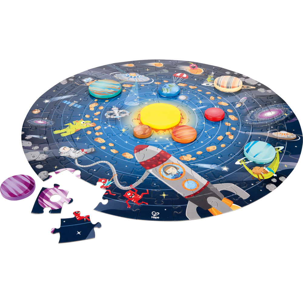 Puzzle so slnečnou sústavou 