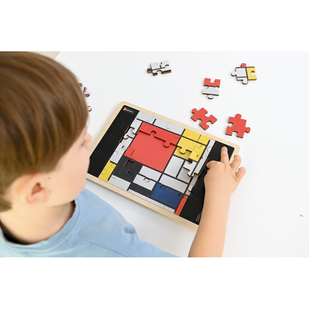 Avantgardné puzzle - obdĺžniky a štvorce