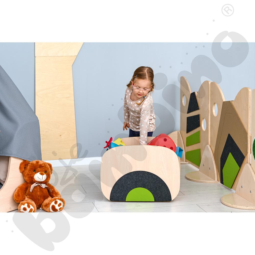 Pojemnik na kółkach Flora