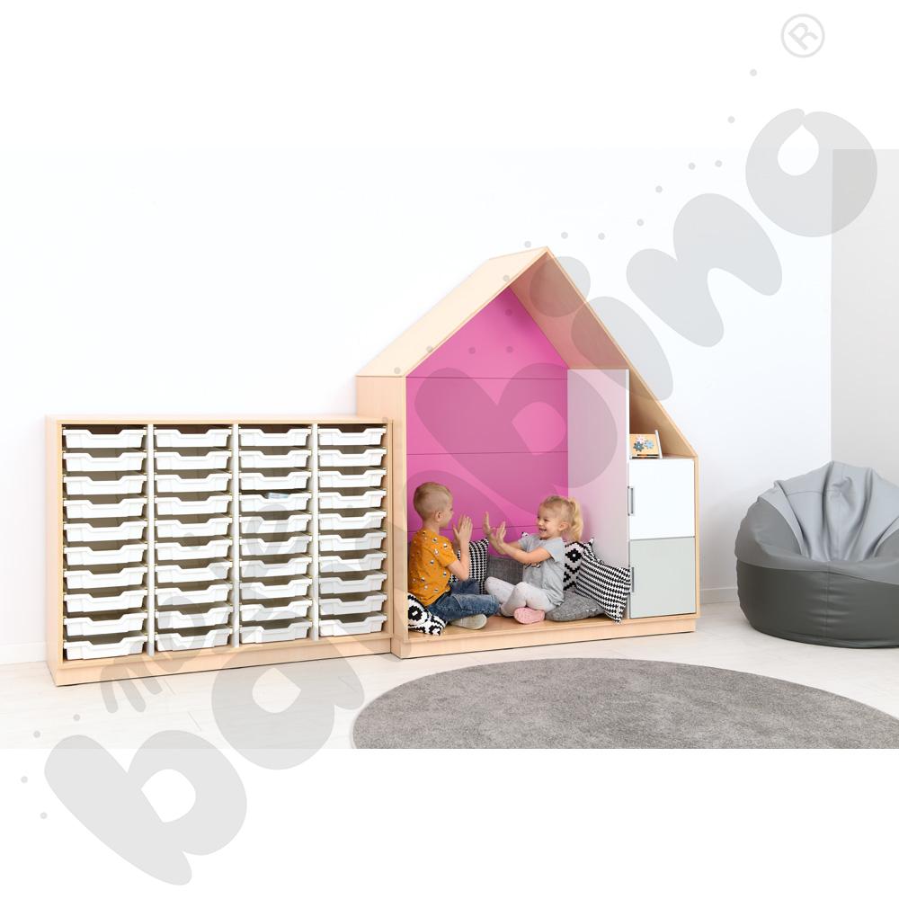 Quadro - zestaw 159, skrzynia klon jasny