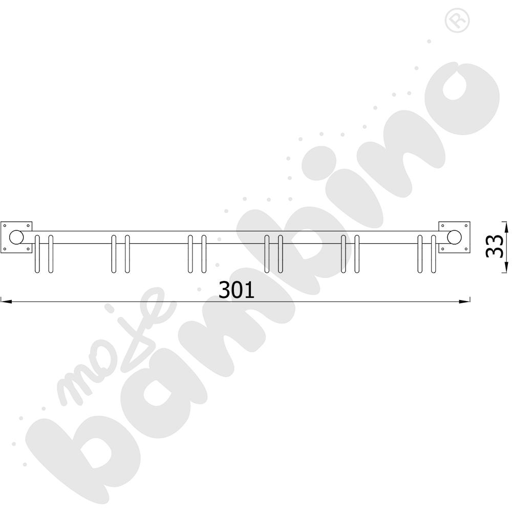 Stojak na rowery - 6 stanowisk