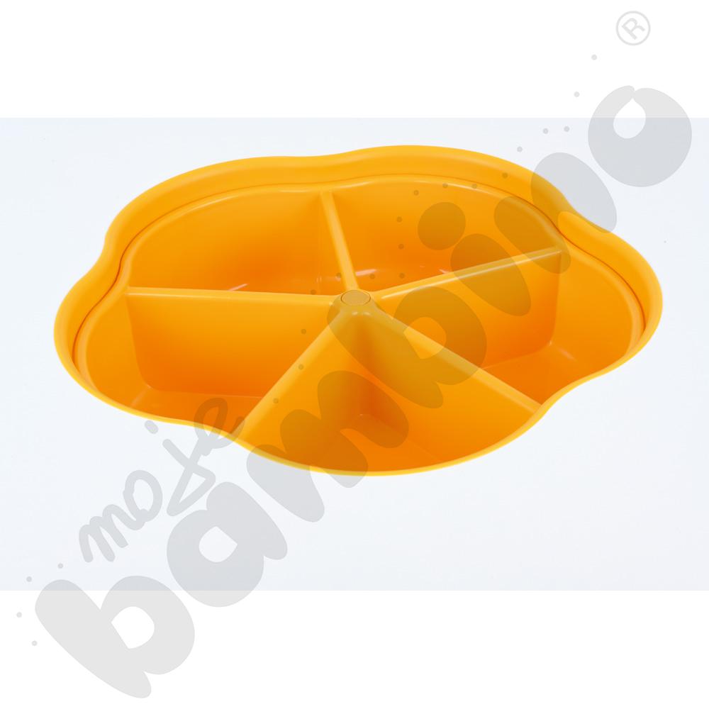 Stolik Pino z organizerem z regulowaną wysokością, rozm. 0-3 – żółty