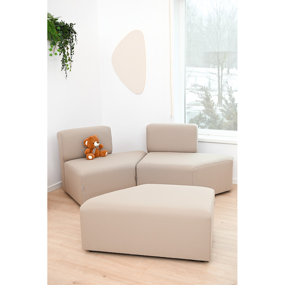 Sedadlo s opierkou Modern One - béžové