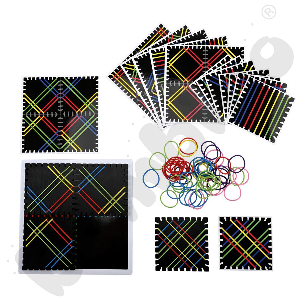 Magnetyczne tabliczki - ułóż wzór