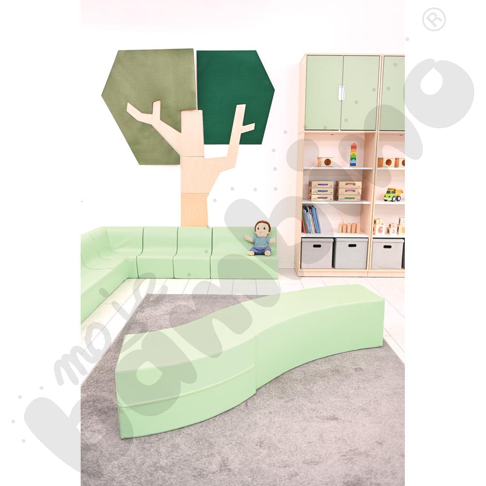 Panel ścienny - drzewo z kanciastą koroną