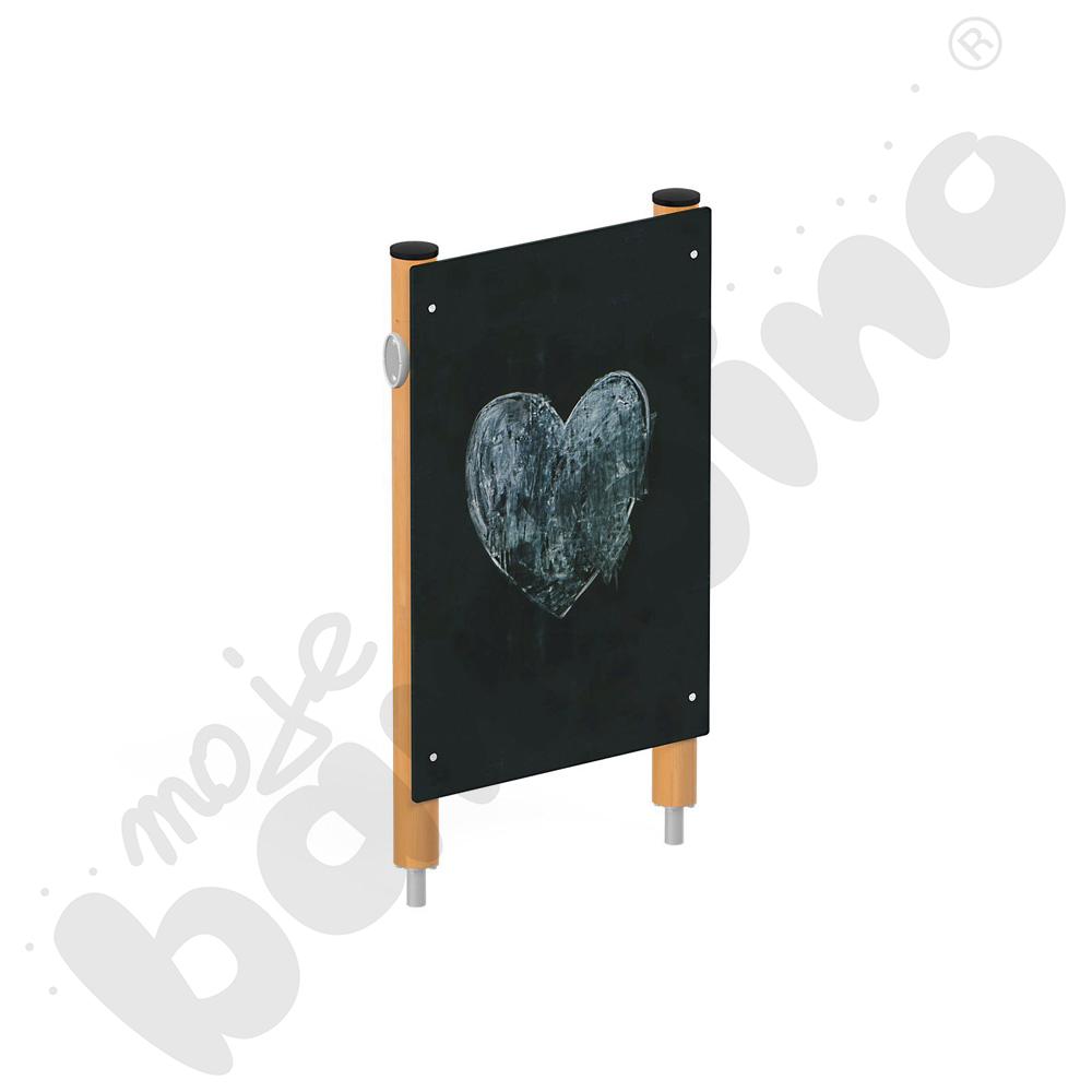 Tablica do rysowania, drewniane słupy