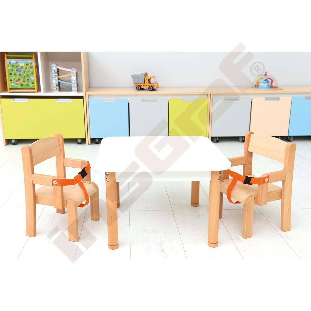 Židlička Kryštof s bezp. pásem - výška 21 cm - ke stolům 40 cm