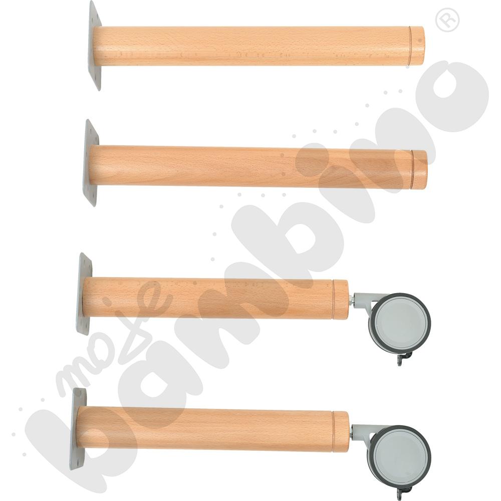   Komplet nóg do blatów Flexi mix – wys. 46 cm  