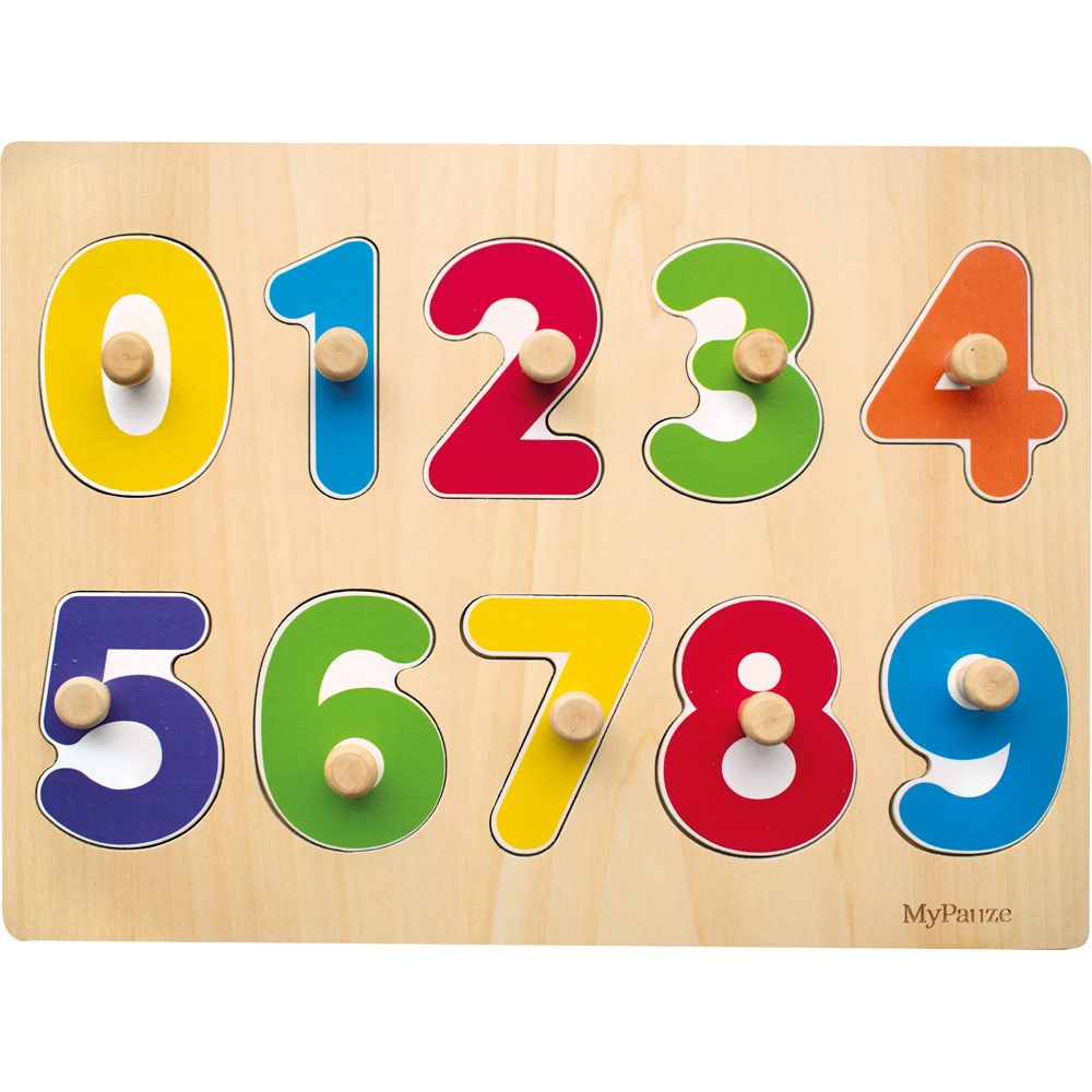 Číselné puzzle s úchytmi