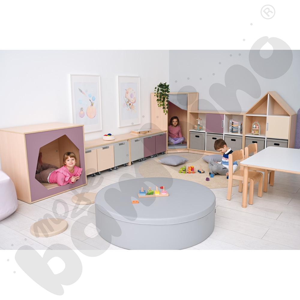 Quadro - kryjówka fioletowy pastel