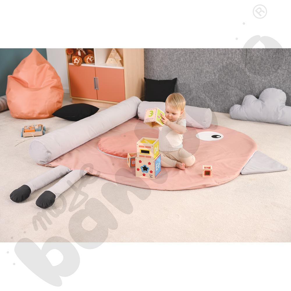 Mata narożna Ptaszek - łososiowa