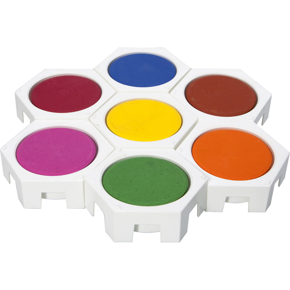 Paleta na farby v tabletách