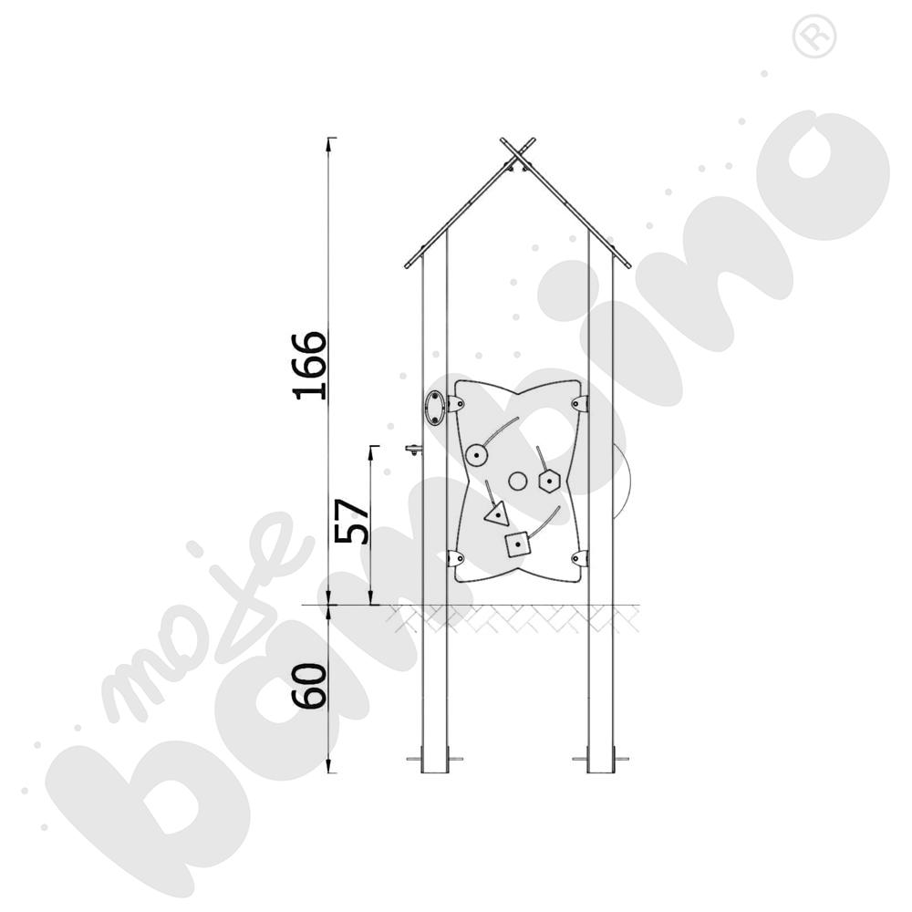 Zestaw Urbi 1, słupy metalowe A