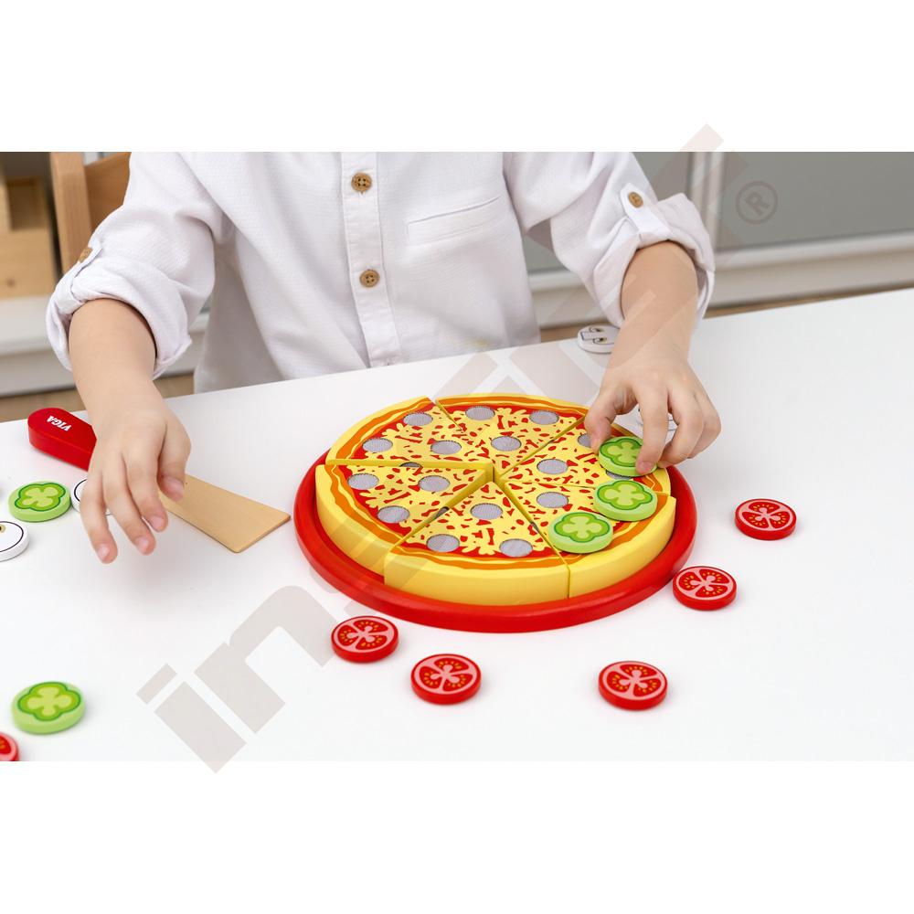 Pizza - drevená sada