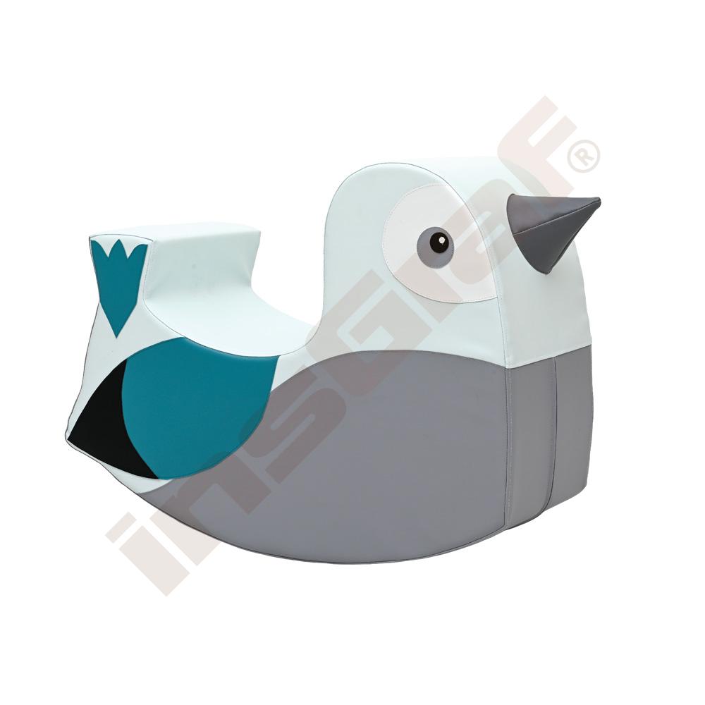 
Schaukelfigur - Vogel, türkis
