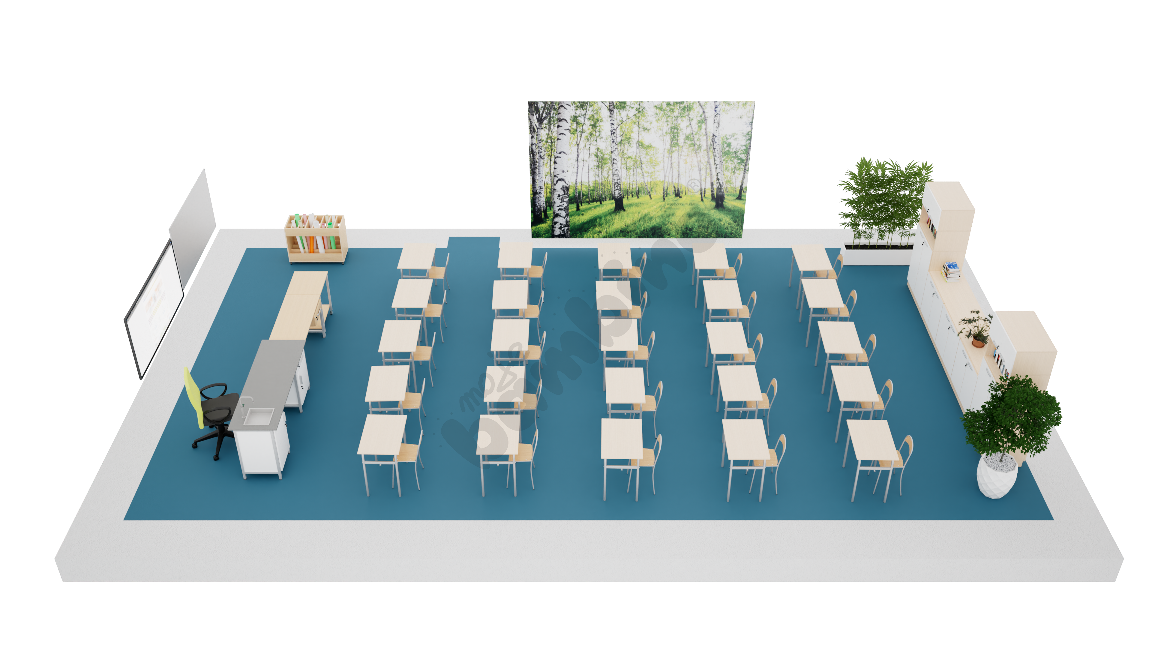 Pracownia STEAM ze stołami Daniel