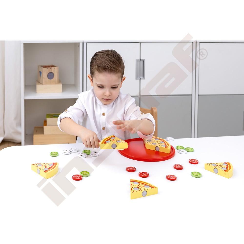 Pizza - dřevěná sada