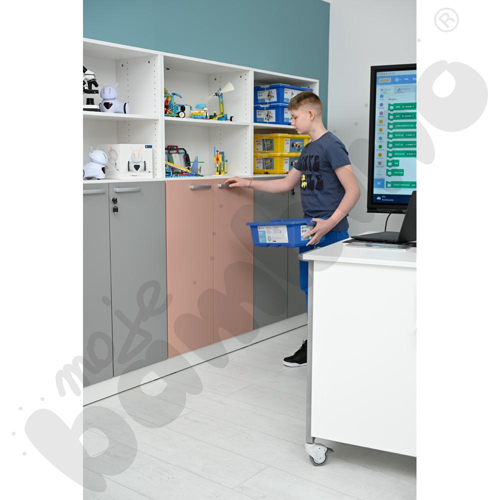 Drzwi Grande wysokie 90 st. 2 szt. - brudnoróżowe