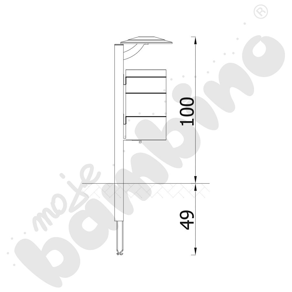 Kosz na śmieci Miejski II
