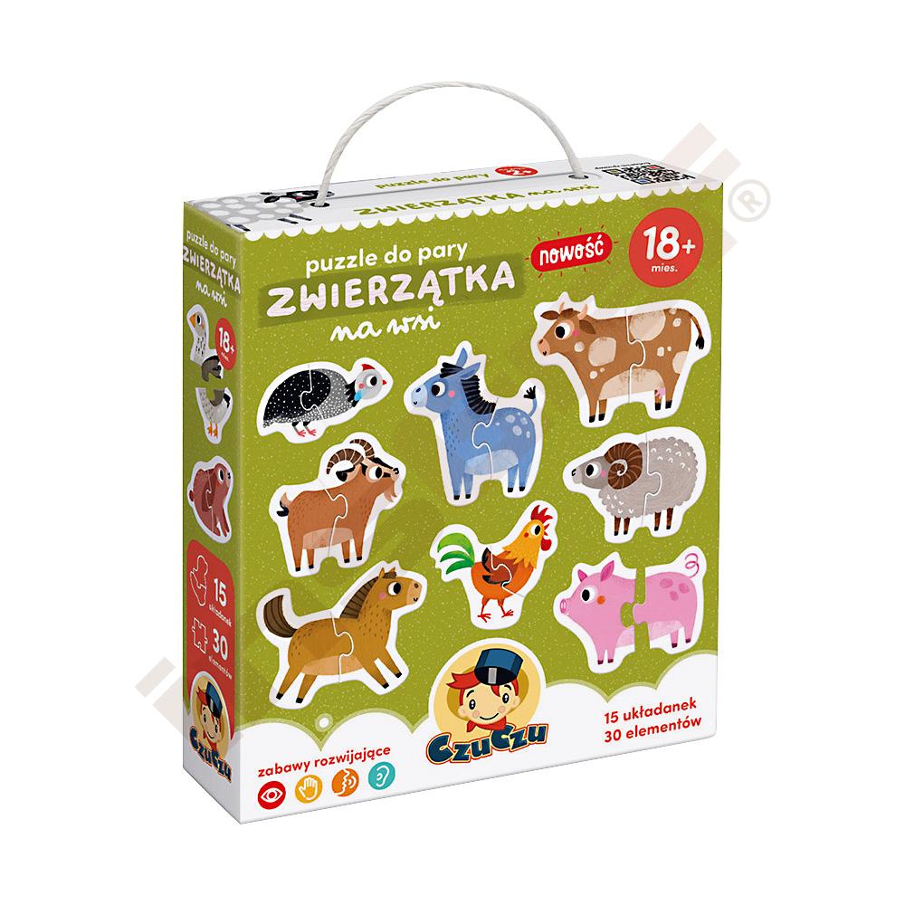 Párové puzzle - hospodárske zvieratá