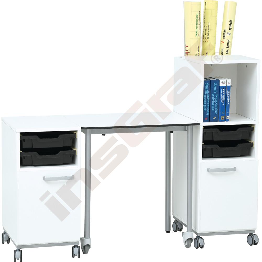 Obdĺžnikový stôl easyMoove, veľ. 6, výška 76 cm