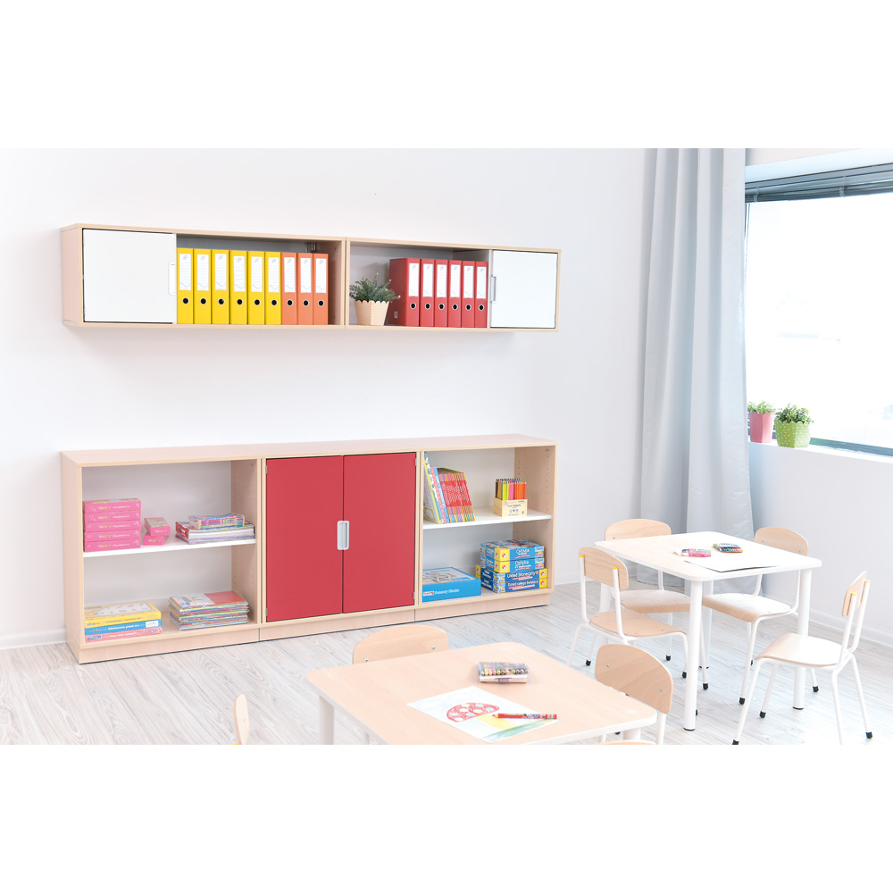 Quadro - široká závesná skrinka - ľavá, javor