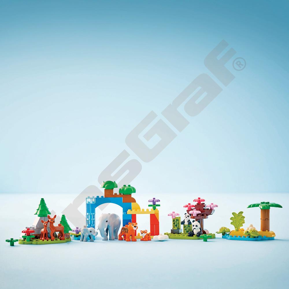LEGO® Duplo 3 v 1 Rodiny divokých zvierat