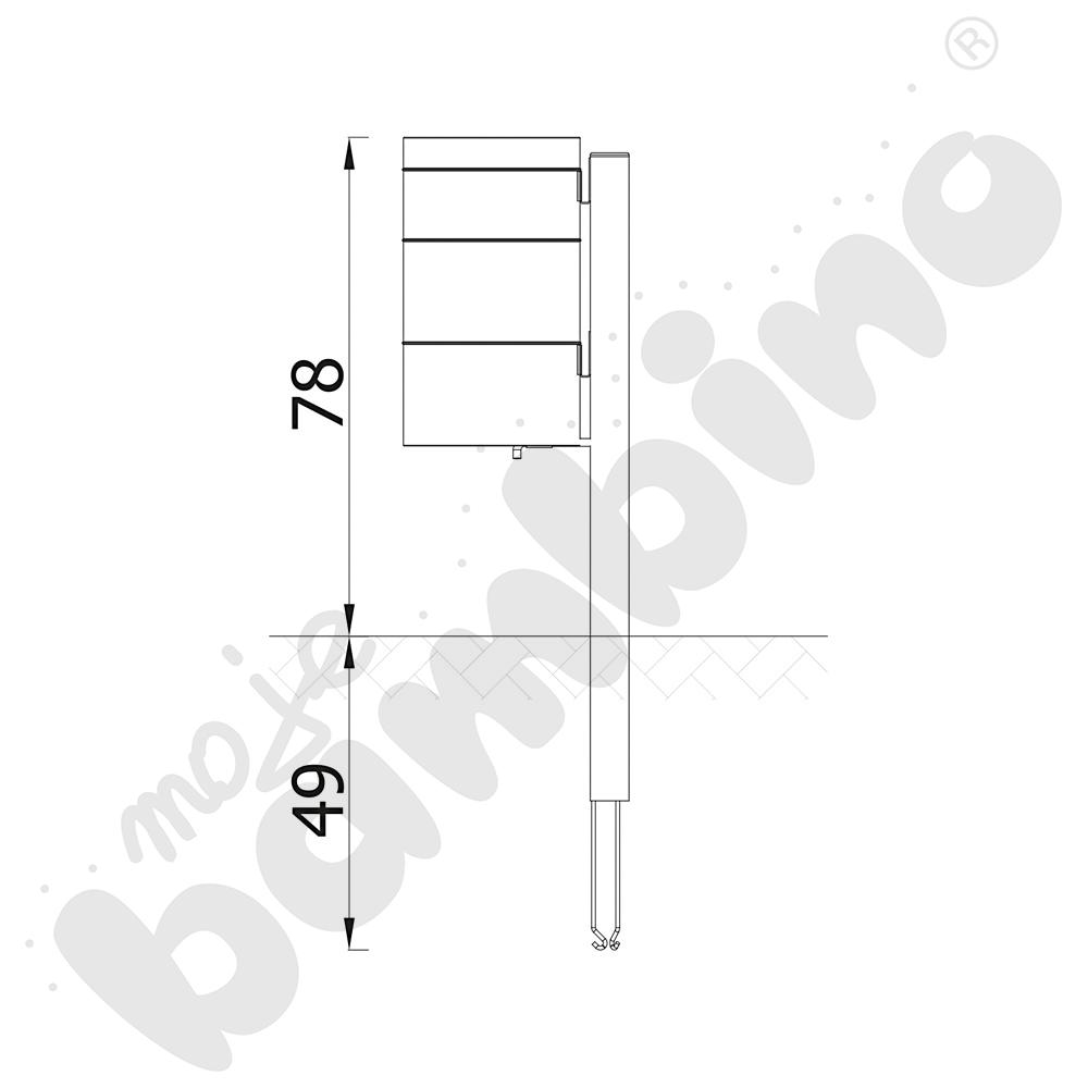 Kosz na śmieci Miejski III