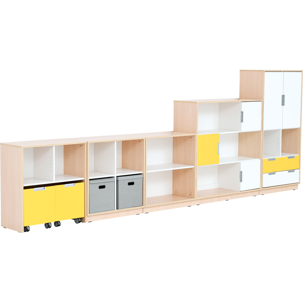 Quadro - zostava 179, dvierka 90°, korpus javor