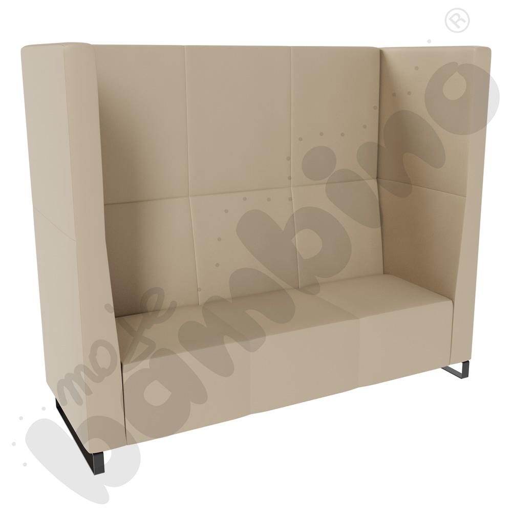 Sofa Universum 3-os. wys. 163 cm, 2 boki wysokie, tkanina MT05