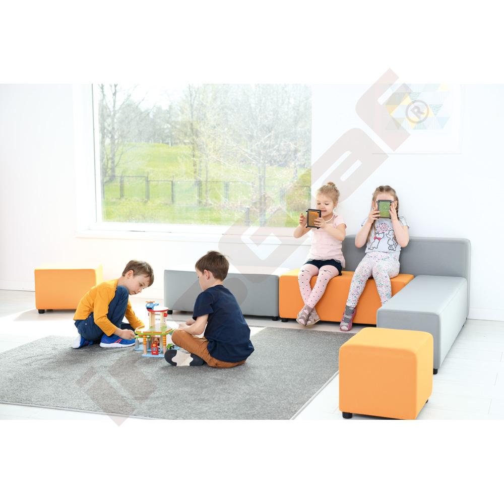 Sedák Blocco Mini pro 1 osobu - oranžový
