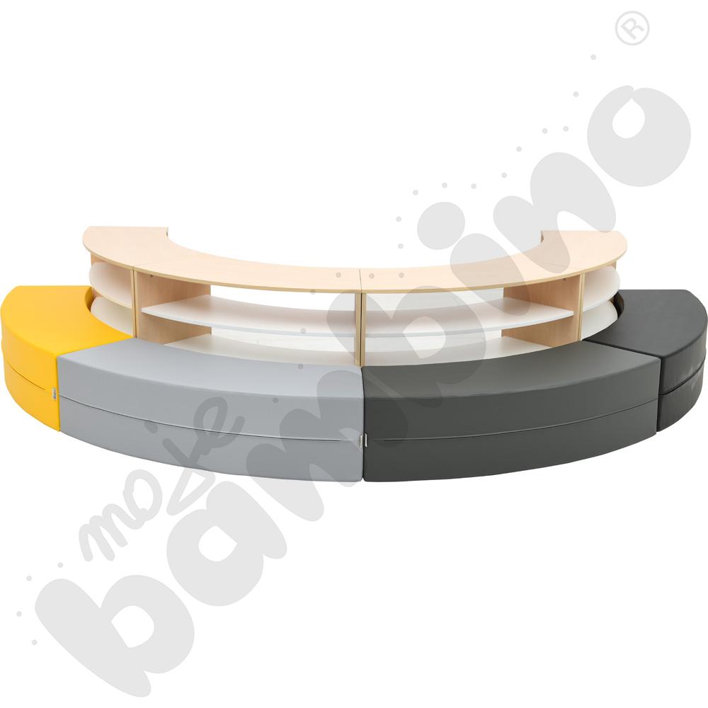 Quadro - zestaw 154, skrzynia klon jasny