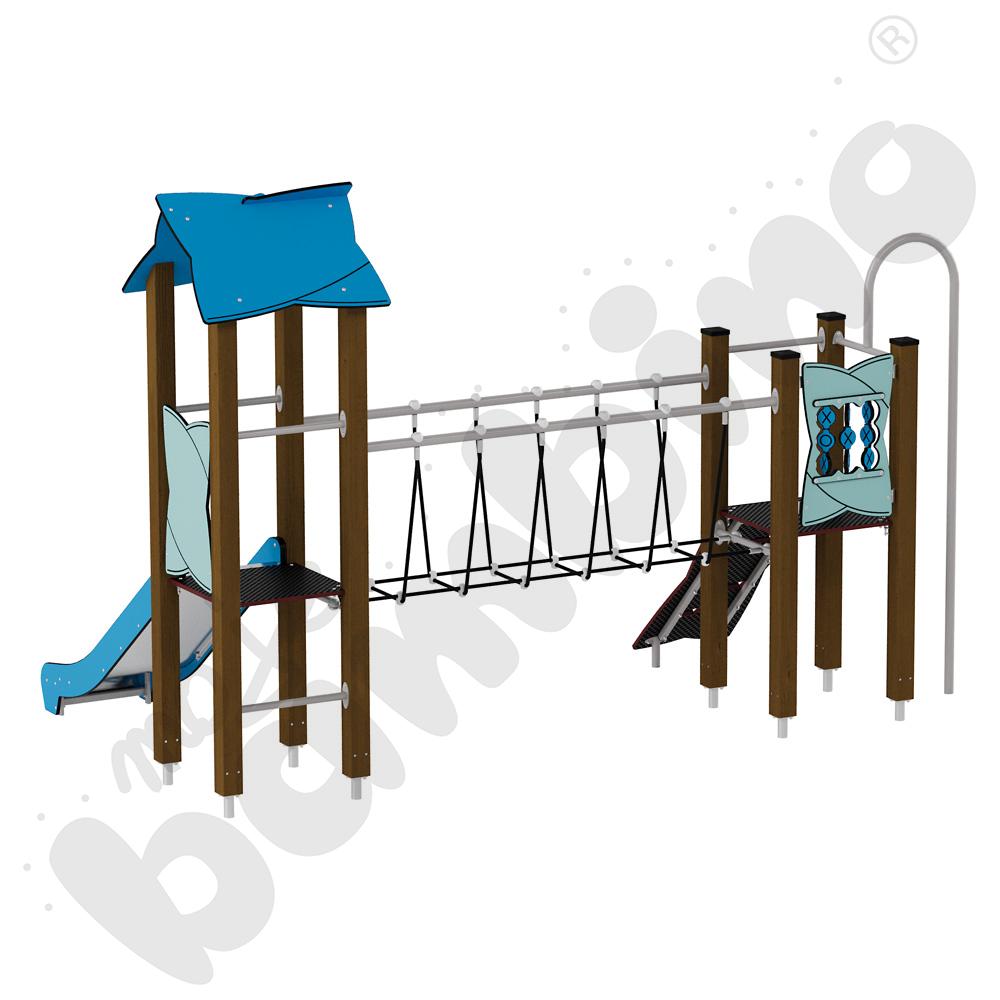 Zestaw Urbi 6, słupy drewniane B