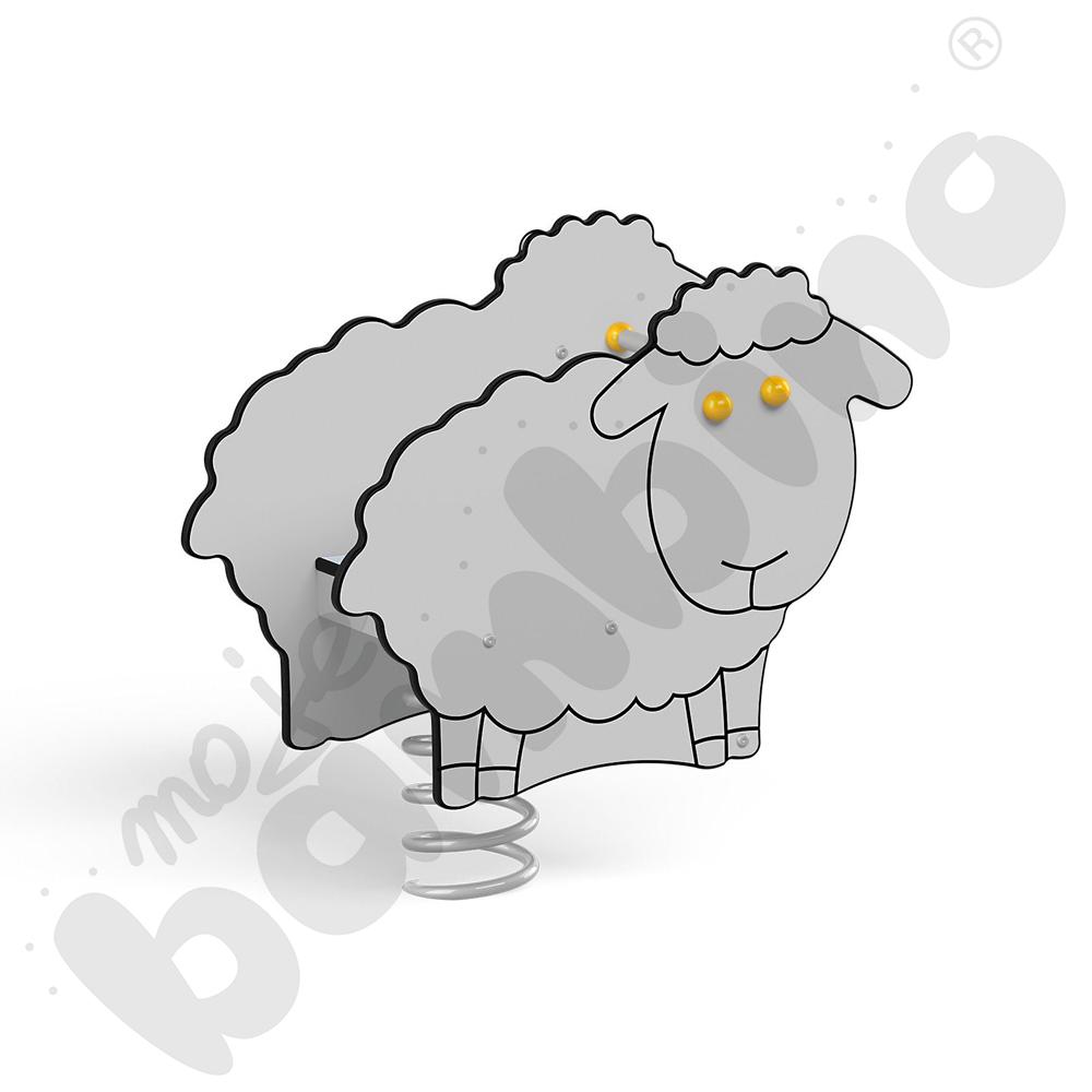 Sprężynowiec Owca na podstawie metalowej